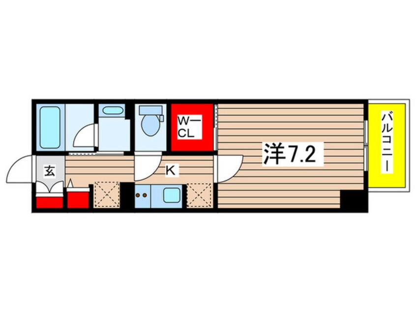 間取図 インプルーブ清澄白河
