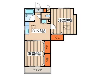 間取図 ビラ長津田