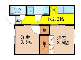 間取図 千代荘