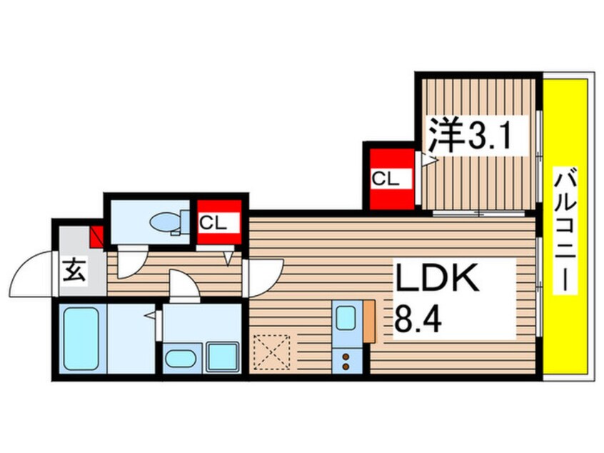 間取図 ＢｅｓｔＳｔａｇｅ四街道Ⅰ