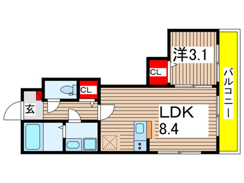 間取図 ＢｅｓｔＳｔａｇｅ四街道Ⅰ