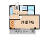 コ－ポビレッジ 1Kの間取り