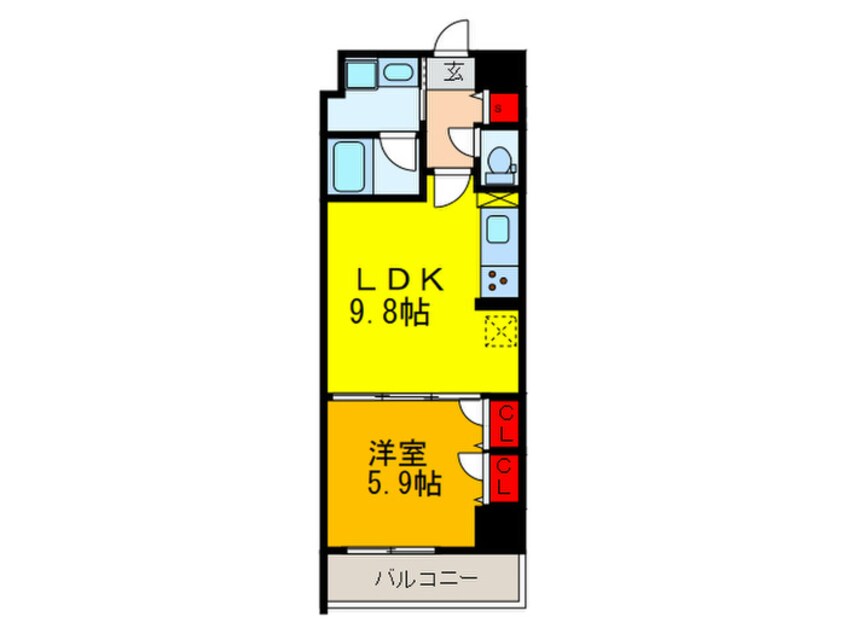 間取図 La Douceur巣鴨West