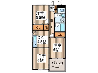 間取図 フラワ－パ－ク