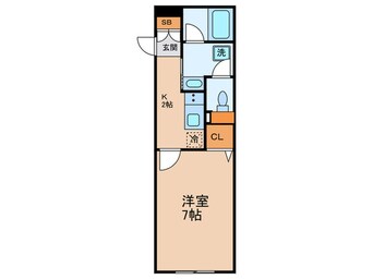 間取図 スタンズ神楽坂