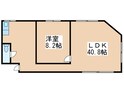 エバーグリーン益田の間取図