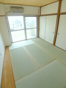 室内からの展望 調ハイム