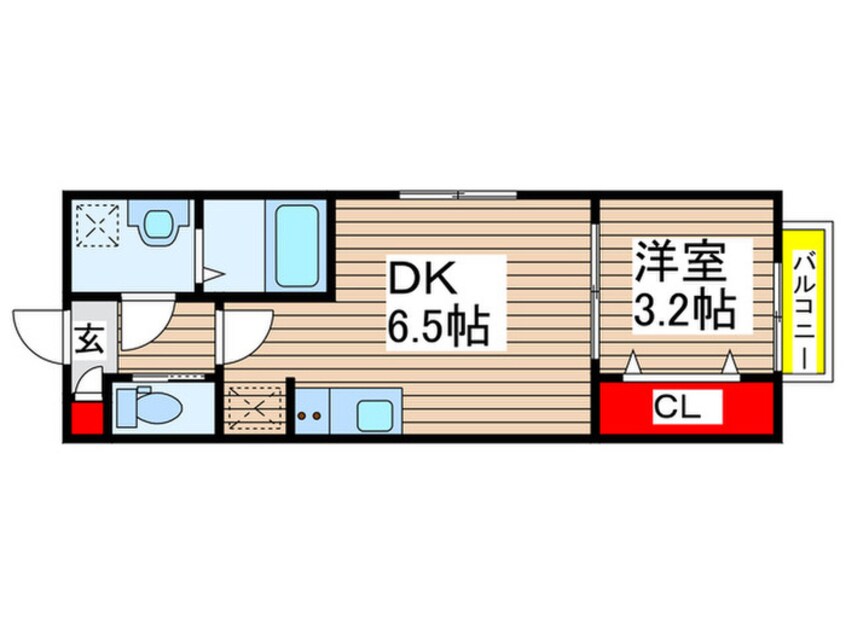 間取図 KH新検見川