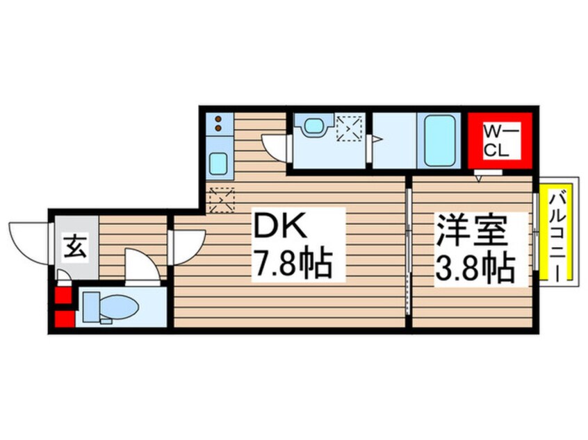 間取図 KH新検見川