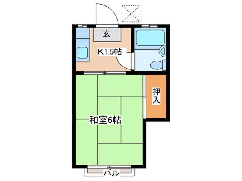 間取図 コーポめぐみ