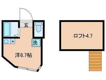 間取図 ユナイト新町カミーユ