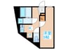 モンソレイユ方南町 1Kの間取り