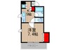 月村マンションＮｏ．２５ 1Kの間取り