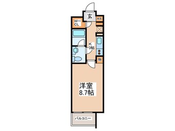 間取図 プライマル新宿若松町