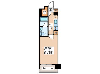 間取図 プライマル新宿若松町