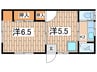 五島荘 2Kの間取り
