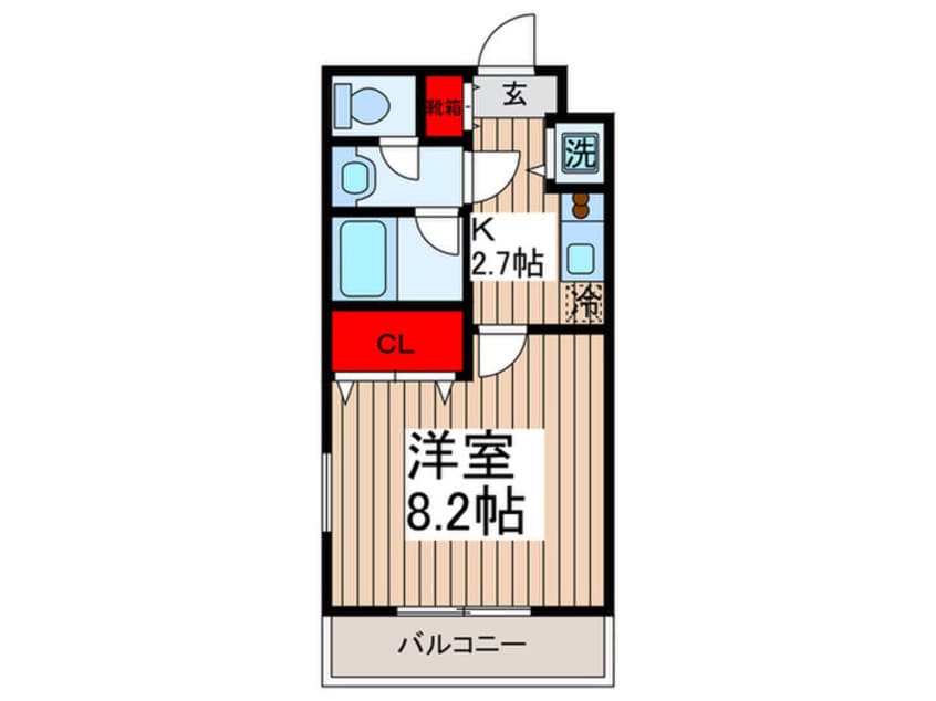 間取図 プロスペクト東雲橋