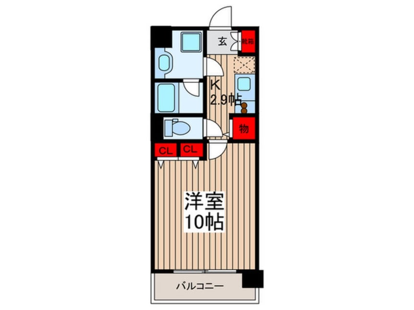 間取図 プロスペクト東雲橋
