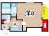 ブライトヒルズ新宿 1Kの間取り