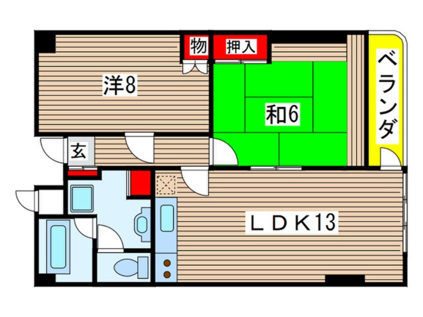 間取図 メゾン悠久