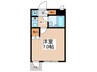 雅ビル 1Kの間取り