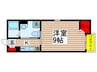 ＮＳＫコーポ臼井 1Kの間取り
