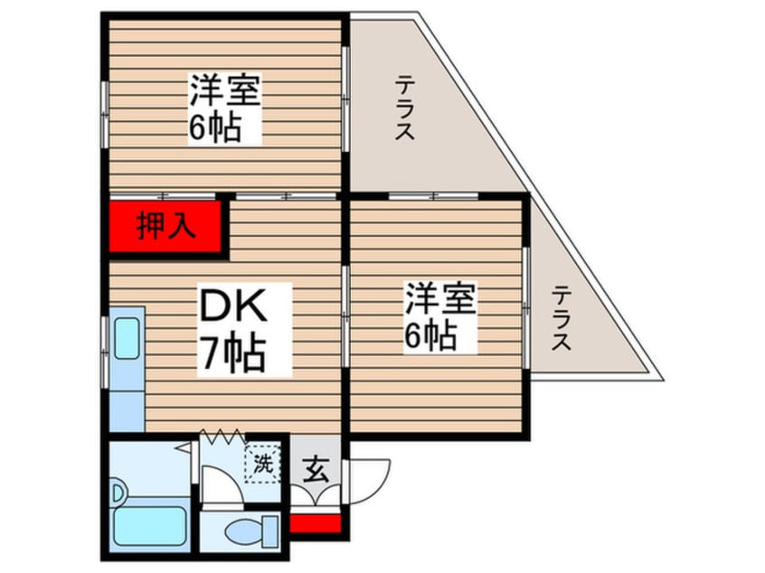 間取図 プチメゾン66
