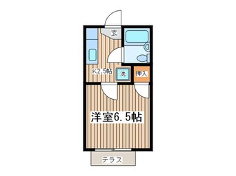 間取図 コンフォ－ト大竹