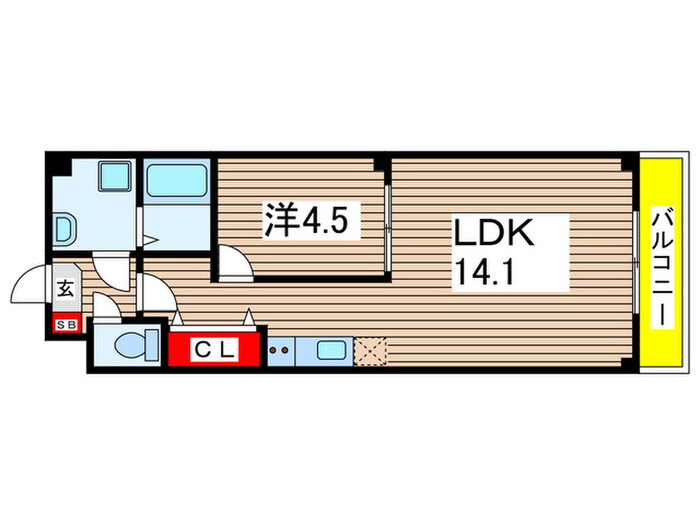間取り図 Ｐｒｉｍｅ Ｈｉｌｌｓ 千葉ｼﾃｨ