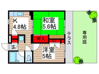 間取図 ファミール常盤平