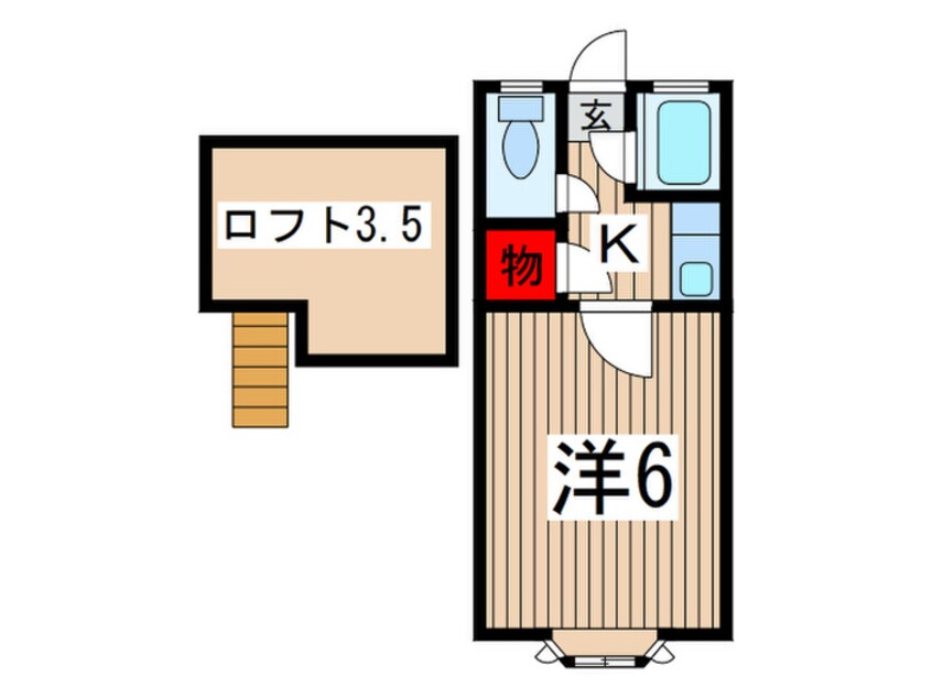 間取図 ｳﾞｧﾝﾃｱﾝ清瀬