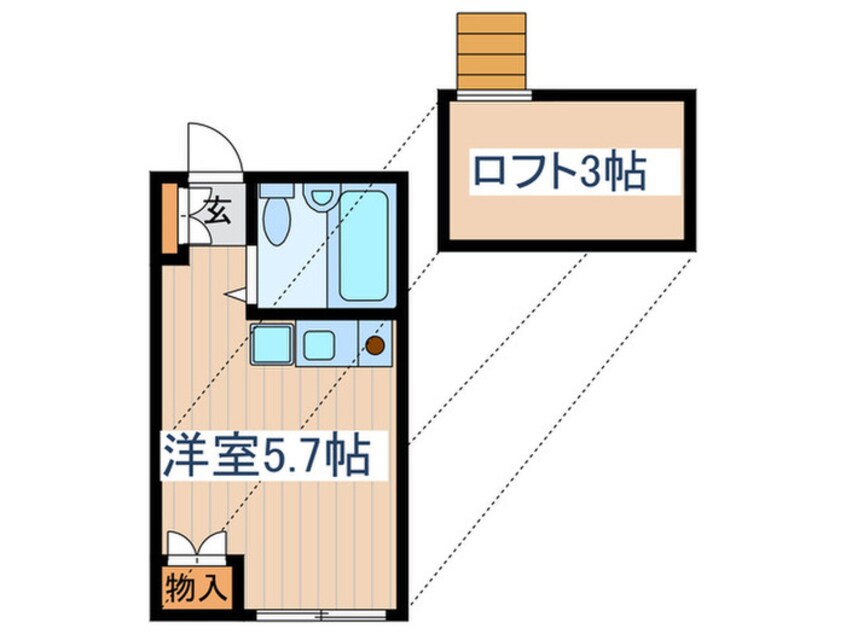 間取図 ビレッヂＫ