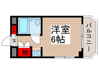 間取図 ロイヤルパレス(206)