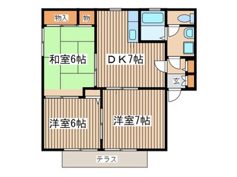 間取図 エクシ－ド湘南Ｂ