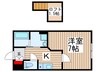 エスペリオ千葉中央 1Kの間取り