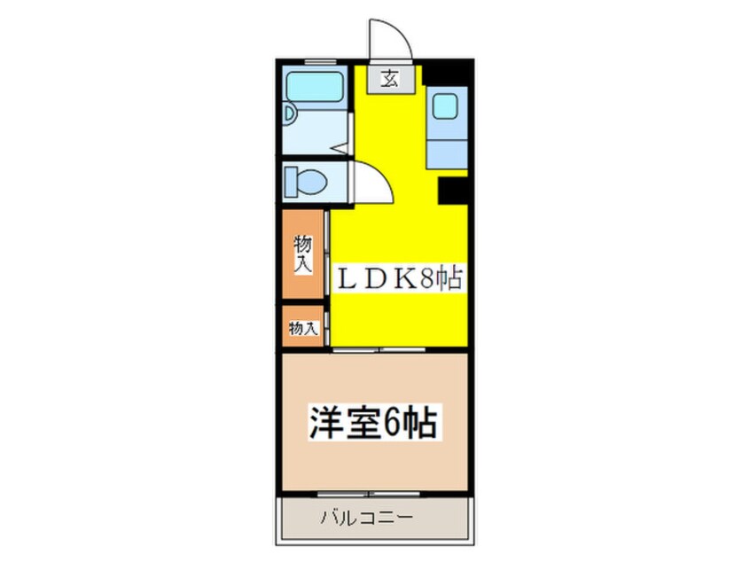 間取図 第2中尾マンション