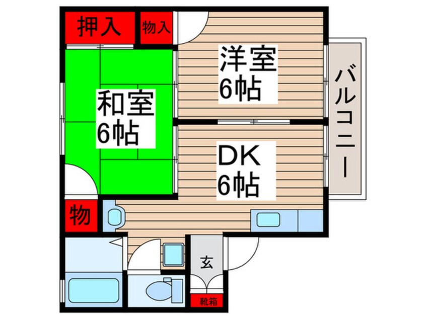 間取図 セジュール愛でる