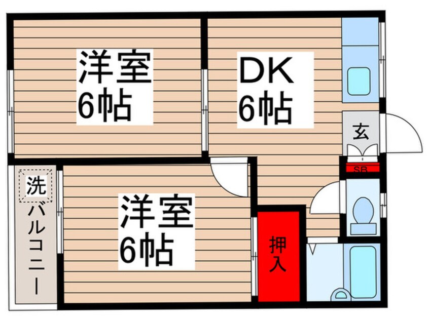 間取図 パレス初山