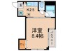 クレ－ルメゾン 1Kの間取り