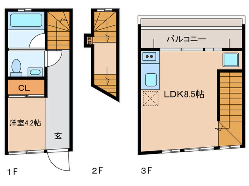 間取図 薫木荘