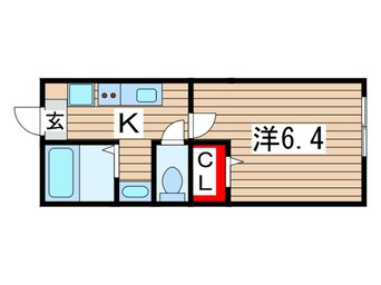 間取図 グランフェリオ都賀