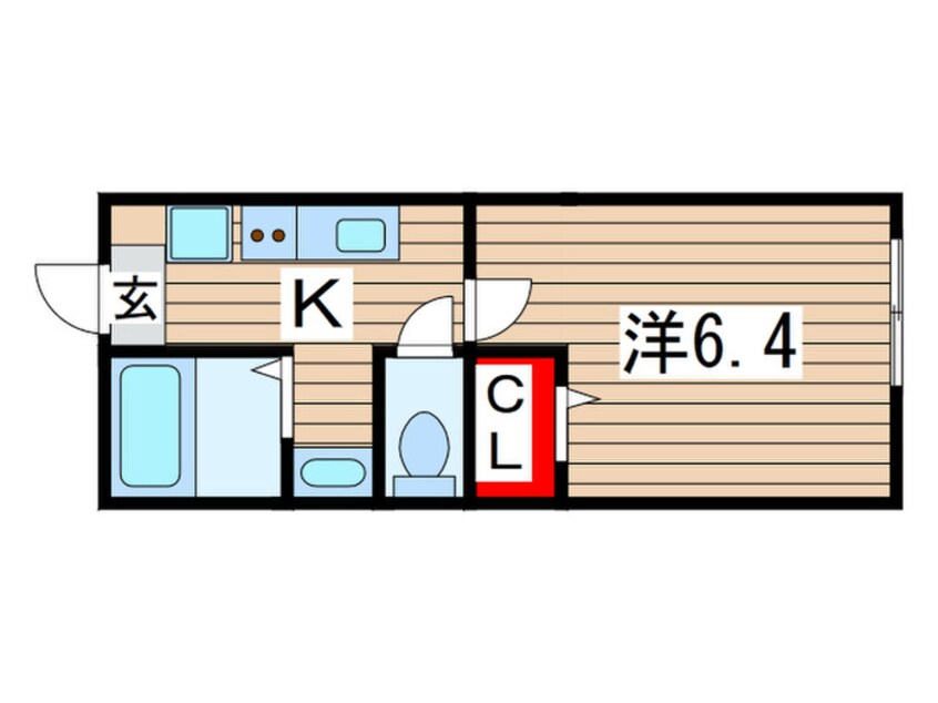 間取図 グランフェリオ都賀