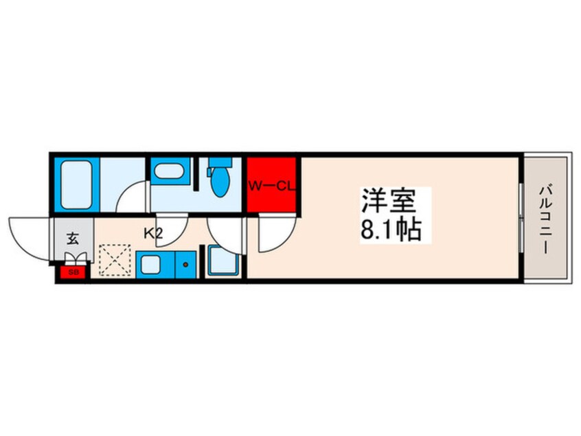 間取図 リステージＶＩＳＴＡ(406)