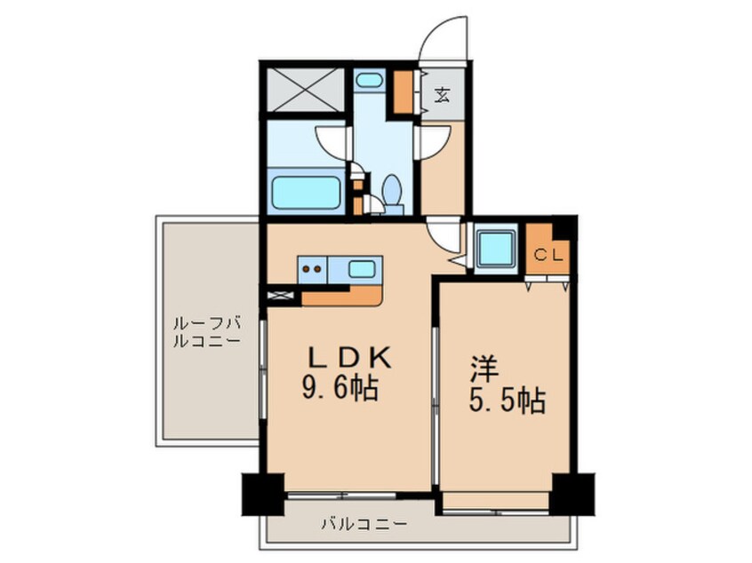 間取図 ボヌール都立大学壱番館