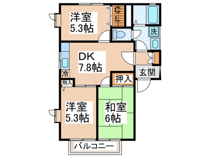 間取り図 グレイスヒルズＡ