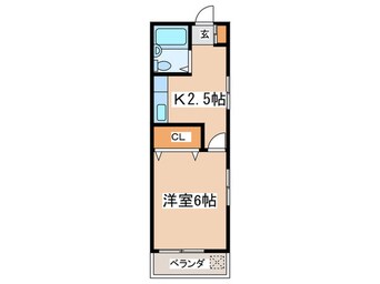 間取図 ハイツＫ・Ｋ