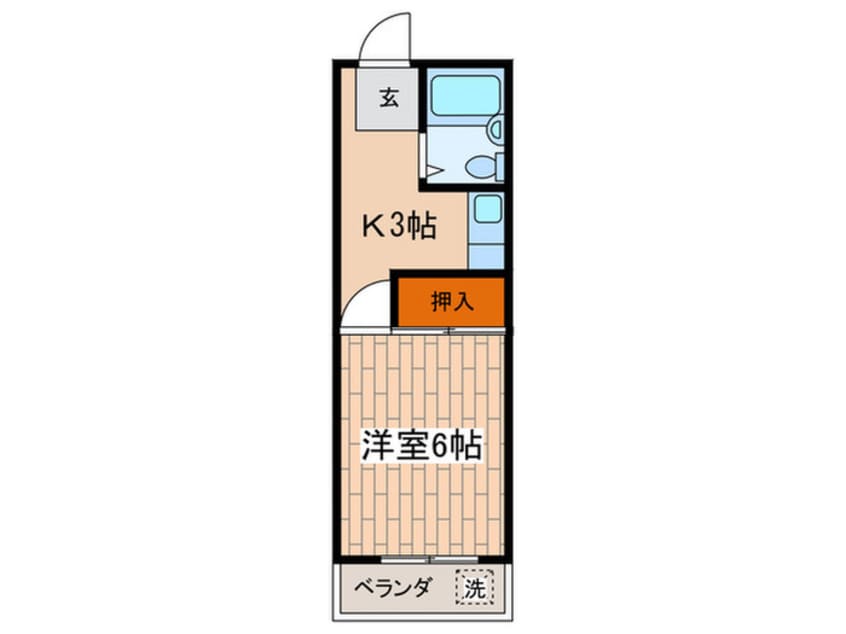 間取図 ハイツＫ・Ｋ