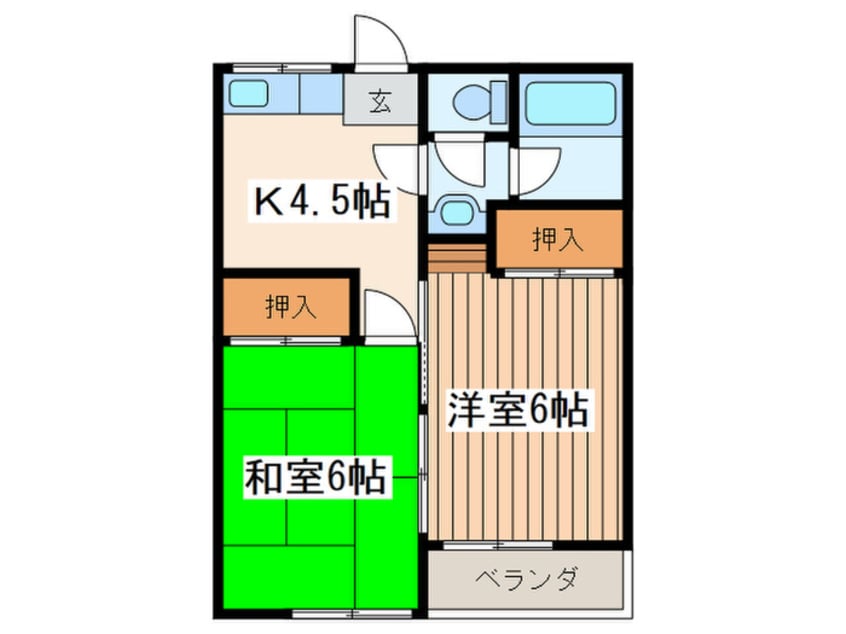間取図 アンコールハイツ