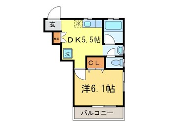 間取図 メモリアルビュ－