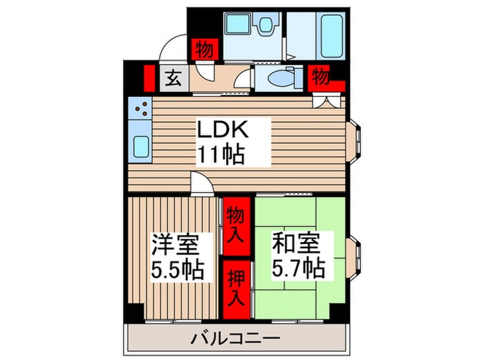 間取り図 メゾンドミヤハラ